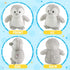 12'' Houwsbaby LED Light Up Penguin Stuffed Animal Plush Toy for Kids Night Light Glowing and Huggable Soft Plush Toy