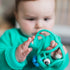 Nuby Chewy Chums All Silicone Soothing Teether, Whale for 3M+