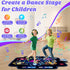5 9 3 4 5 6 7 8 9 10+ KIZJORYA Dance Mat, Kids Electronic Dance Pad with Speeds Levels, Music Toys Birthday & Xmas