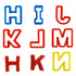 Kare & Kind Set 32pcs of Smart Dough Tools Kit with Models and Molds (Capital Letters)
