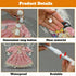 aimpiwt 10 Pack Set Clear Doll Clothes Storage Bags with Hanging Rod & Hooks, Compatible with Labubu Clothes - PVC