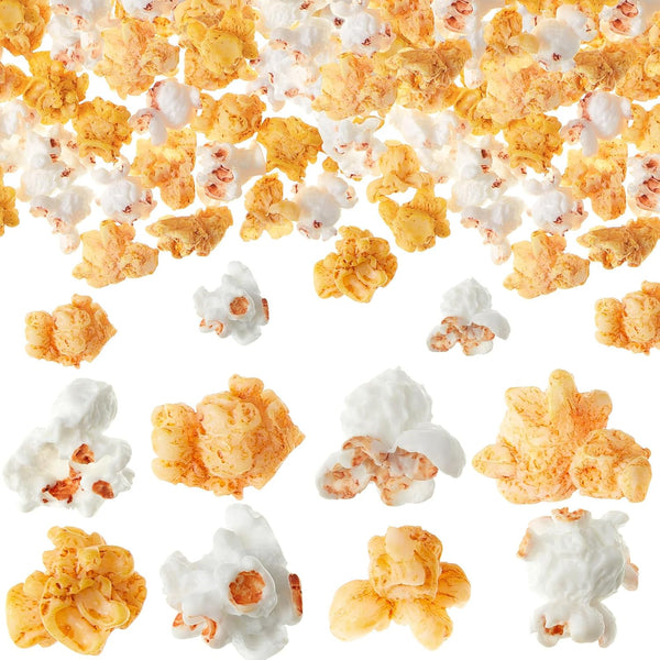 Junkin 240 Pieces Fake Popcorn Decor Resin Artificial Miniature Popcorn Resin Food