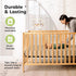 2-Pack 52x28 KeaBabies Fitted Crib Sheets for Boys, Girls, Baby - Soft Bamboo Viscose Cotton, Standard Crib Mattress