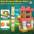150PCS 3-8, 3+ Magnetic Blocks-Build Mine Magnet World Animals Edition Building Toys for Boys & Girls Age Magnetic