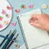 Yopyame Summer Mini Erasers Bulk - 60PCS Assorted Tiny Ice Cream Watermelon Flamingo Erasers for Kids Party Favors