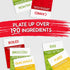 350 8+ 3-6 20 Blue Wasatch Games Plate It Up - Invent Crazy Foods, Order Your Favorite, Laugh and Win | Includes Over