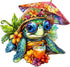 Wooden Puzzles for Adults, Beach Turtle Wood Puzzles Adult, Unique Animal Shaped