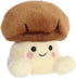 5 Inches Aurora Adorable Palm Pals Umami Shiitake Mushroom Stuffed Animal - Pocket-Sized Play - Collectable Fun - Brown