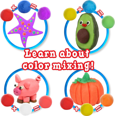 Party Pack - 80 Colorful Non-Toxic Mini PlayDough Containers for Creative Fun - Safe & Educational Gift