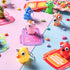 32 JOYIN Pcs Valentines Day Pop-Eye Cute Keychains with Cards, Fidget Toys Squeezable Relief Stress for Toddlers