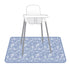 45" 45 BapronBaby Savanna Blue Splash Mat - Waterproof Catch-All for Under High Chairs, Floors, Tables, Playtime