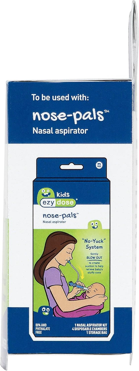 Ezy Dose Kids Nasal Aspirator Storage Refills, Convenient Mucus Sucker for Baby & Toddler, BPA Free
