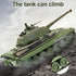 Bvrorere WW2 1:28 9 6 7 8 9 10 RC Tank, Remote Control German King Tiger Army Tank Toys, Scale Channels RC Military