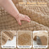 HUITAO 2 Pack 6-Layer 100% 32x32 Inch Hooded Baby Bath Towels for Newborn, - Muslin Cotton, Soft Absorbent Baby Towels