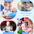 Accmor Waterproof Baby Bibs for Eating, Mess Proof Toddler Feeding Bibs for Girls Boys