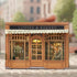 1:32 TuKIIE DIY Miniature Dollhouse Kit with Furniture, Scale Opened & Closed Mini Cube Wooden Doll House Book Nook