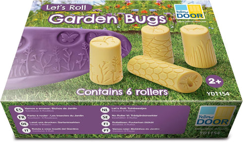 Yellow Door Let's Roll - Garden Bugs - Set of 6 for Creative Play