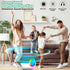 goopow 3 4 5 6 7 8+ (Green-2MIC) Mini Karaoke Machine Speaker for Kids Adults, Portable Bluetooth Microphone Song Toys