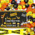 Construction Baby Shower Decorations Yellow Orange Under Construction Party Balloon Garland Kit