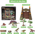 Dinosaur Toys for Kids 3-5 5-7, Realistic Jurassic Figures with Park Gate, Educational Play Set for Boys Girls