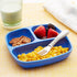ECR4Kids My First Meal Pal Stainless Steel Forks, Toddler Silverware, 3-Pack, White, Light Grey