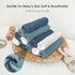 100% 20'' 10'' 12 Pack Muslin Burp Cloths for Baby Cotton Burping Cloths for Unisex, Boy, Girl - Large by Newborn