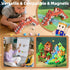 100PCS 3 4 5 6 7 8 9 10 11 12 idoot Magnetic Building Blocks for Kids, Magnetic Cube Game for Boys and Girls, STEM