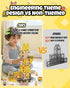 LADFAR Blocks,37pcs Magnetic Tiles for Kids, Construction Magnetic Building STEM Educational Magnet Toys, Ideal Gift