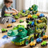 PEADUCK Toddler Car Truck Toys for Kids Ages 3-5, 10-in-1 Dinosaur Carrier Truck