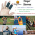 BodyMoves 10 Finger Brace Splint Sleeve - Thumb Support Protector Cushion, Elastic Breathable Stabilizers