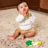 3-Pack Set Infantino Lil Nibbles Textured Silicone Teethers, BPA-Free Baby Teething Toy, Soft, Easy to Hold, Sensory
