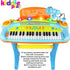37 3 Kiddie Play Kids Piano Keyboard with Microphone and Stool Key Electronic Musical Instrument Toy with Colorful