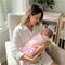 Creaciones Huerta Soft Knitted Receiving Baby Blanket for Boys and Girls Crib Nursery Swaddle