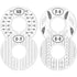 Baby Closet Size Dividers, 7X Boho Nursery Closet Dividers for Baby Clothes, Bohemian Nursery Decor for Boy or Girl