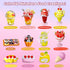 HECKLES 12-Piece Set 5+ Miniature Food Toy Making - DIY Tiny Play Food for Kids | Non-Edible, Pretend Kitchen Play