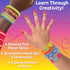 Just My Style Fashion Punch Style & Stitch Loom, Friendship Bracelet Kit for Jewelry Making, Great for Kids Arts &