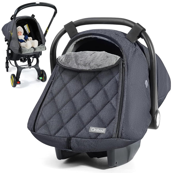 Orzbow Winter Carseat Cover for Baby, Infant Car Seat Cover Compatible with