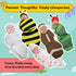 Set Cuddle Club Newborn Swaddle Gift Includes Swaddle Blanket, Hat & Crib Sheet in Fun Styles For Baby Boys & Girls