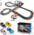 Glorryearst 4 Sets 7,8,9-12 Slot Car Racing Track for Kids with Cars Battery or Electric Powered Dual Racing Game