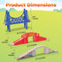 Set: Set On Track USA Bridge Accessory Train Suspension, Overpass and Arch Bridge Compatible with All Major Toy Trains