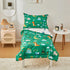 4 Set 2 Set, 1 1 1 1 beeweed Pieces Dinosaur Toddler Bedding Boys Girls, Sides Design Bed in a Bag Comforter Includes