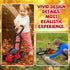2 Set Set Arrowbash Pcs Toy Gardening Tool for Kids Toy Chainsaw Push Lawn Mower Battery Powered Gardening Tool