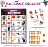 V-Opitos Halloween Bingo Game Card for Kids/Adults, 36 Players, Family/School Classroom Halloween Party Favor