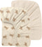100% Organic Cotton 2 Pack 52x28 Inches Muslin Crib Sheets Fitted Crib