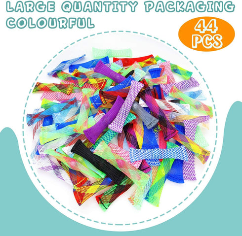 44 Pcs Mixed Color Marble Mesh Fidget Toy - Stress Relieve Toy for Adults and Children, ADHD ADD OCD Autism