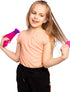 JOYIN 17Pcs Girls Beauty Salon Set, Pretend Play Doll Hair Stylist Toy Kit with Accessories