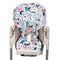 Nuby High Chair Cover Protecting from Spills and Crumbs, Water Resistant, Floral