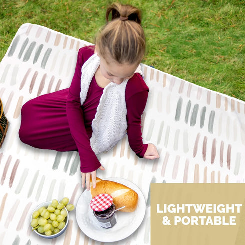 JumpOff Jo - Large Baby Splat Mat for Under High Chair, Booster Seat, Tabletop, Food Catcher - Protect Floor and Carpet