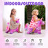 Unicorn Bouncy Horse Toys for 1-3 Year Old Girls, Plush Ride On Bouncy Animal for Indoor Outdoor Play
