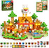 ToyUnited 200PCS Magnetic Blocks with Light-Up Blocks, Magnet Building Blocks, Stacking Magent